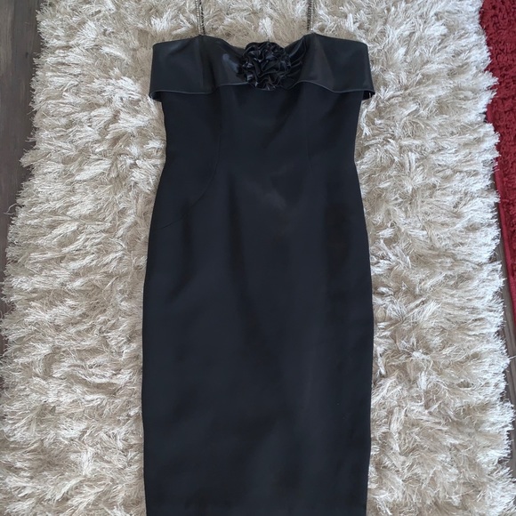 Black Formal Cocktail Dress 🍸 - Picture 1 of 6